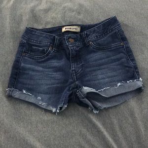 Blue Spice denim shorts